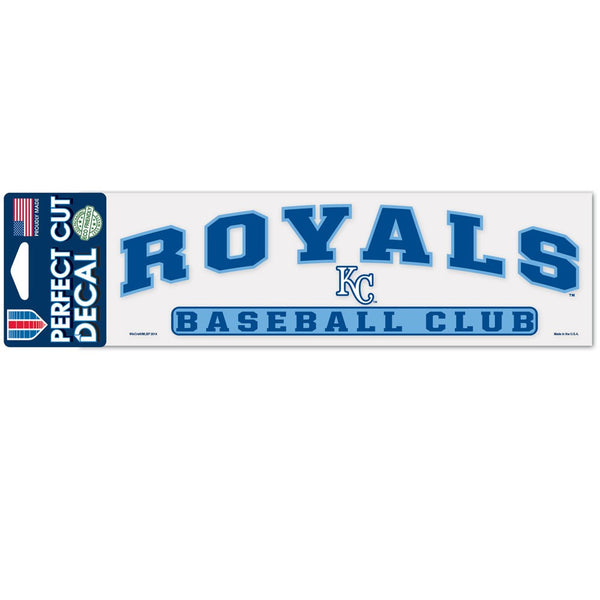 Kansas City Royals Arched Perfect Cut Decals 3" x 10" by Wincraft