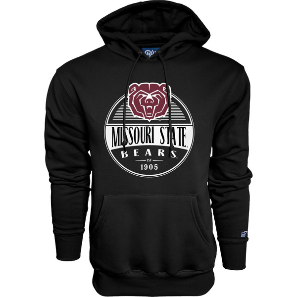 Missouri State University Black Hamden Hooded Sweatshirt by Blue 84