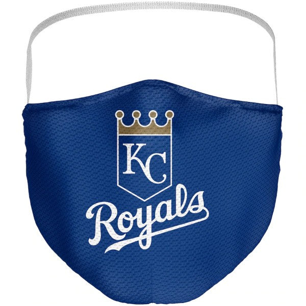 Kansas City Royals Adult All Over Logo Face Covering 3-Pack by Fanatics
