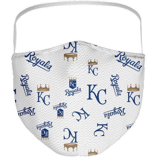 Kansas City Royals Adult All Over Logo Face Covering 3-Pack by Fanatics
