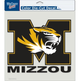 Missouri Tigers Die-Cut Decal - 8"x8" Color by Wincraft