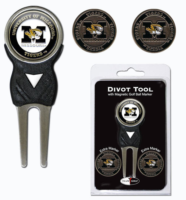 Missouri Tigers Golf Divot Tool with 3 Markers