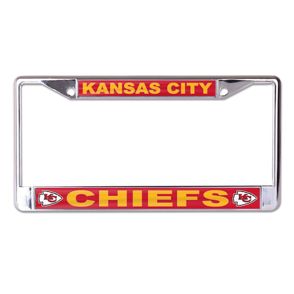 Kansas City Chiefs Metal License Plate Frame
