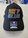 St. Louis Blues Authentic 2019 Blood Type Blue Velcro Hat by Fanatics
