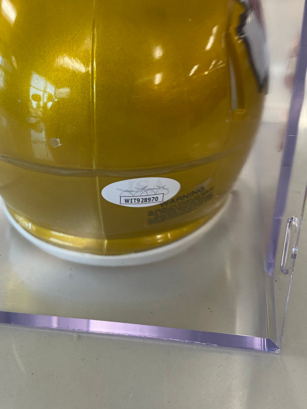 Kansas City Chiefs Leo Chenal Signed Chiefs FLASH Mini Speed Replica Helmet - JSA