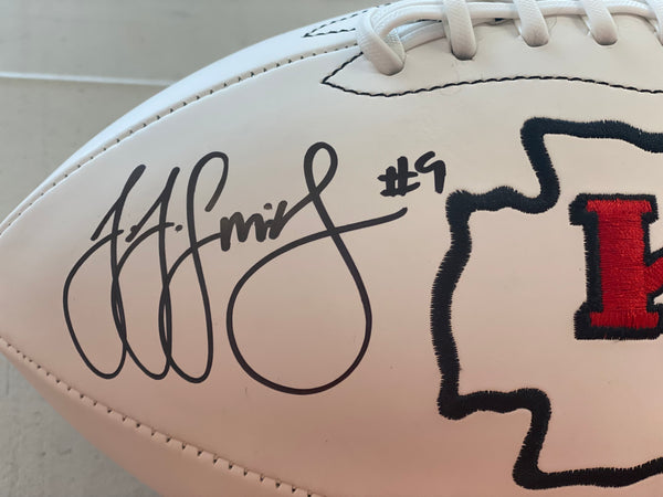 Kansas City Chiefs JUJU SMITH-SCHUSTER Autographed Football JSA