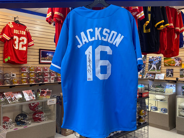 Kansas City Royals BO JACKSON Autographed "CUSTOM" Jerseys - Beckett