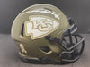 Kansas City Chiefs NEIL SMITH Signed Chiefs SALUTE TO SERVICE Mini Speed Replica Helmet - BECKETT