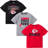 3-Pack Baby & Toddler Boys Chiefs Short Sleeve Shirts by Gerber
