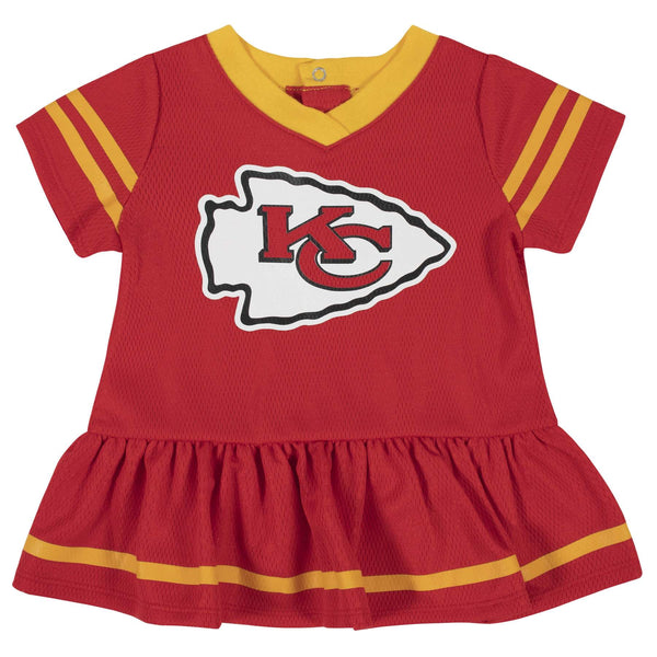 Kansas City Chiefs Girl Infant Dazzle Dress and Diaper Cover by GERBER