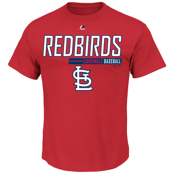 St. Louis Cardinals Laser Like Focus Short Sleeve T-Shirt by Majestic
