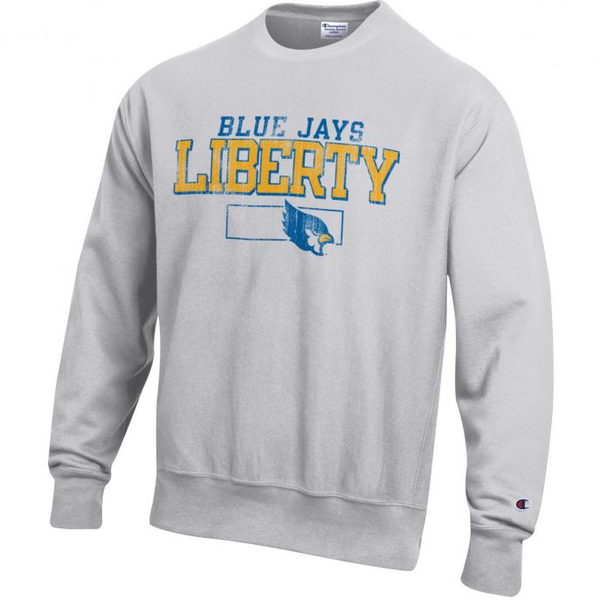 Liberty Blue Jays Reverse Weave Crew Sweatshirt by Champion
