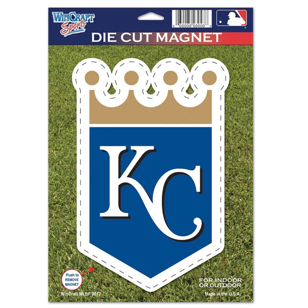 Kansas City Royals Die Cut Logo Magnet 6.25" x 9" by Wincraft