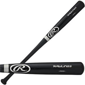 Rawlings Adirondack Signature Black Ash Wood Baseball Bat