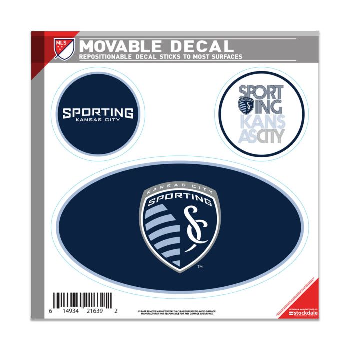 SPORTING KANSAS CITY ALL SURFACE DECAL 6" X 6"