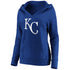 Kansas City Royals Women's Official Logo V-Neck Pullover Hoodie – by Fanatics