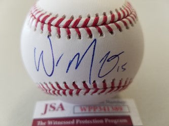 Kansas City Royals Whit Merrifield Signed Autographed OMLB Baseball JSA