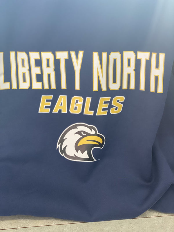 Liberty North Navy Sweatshirt Blanket 54