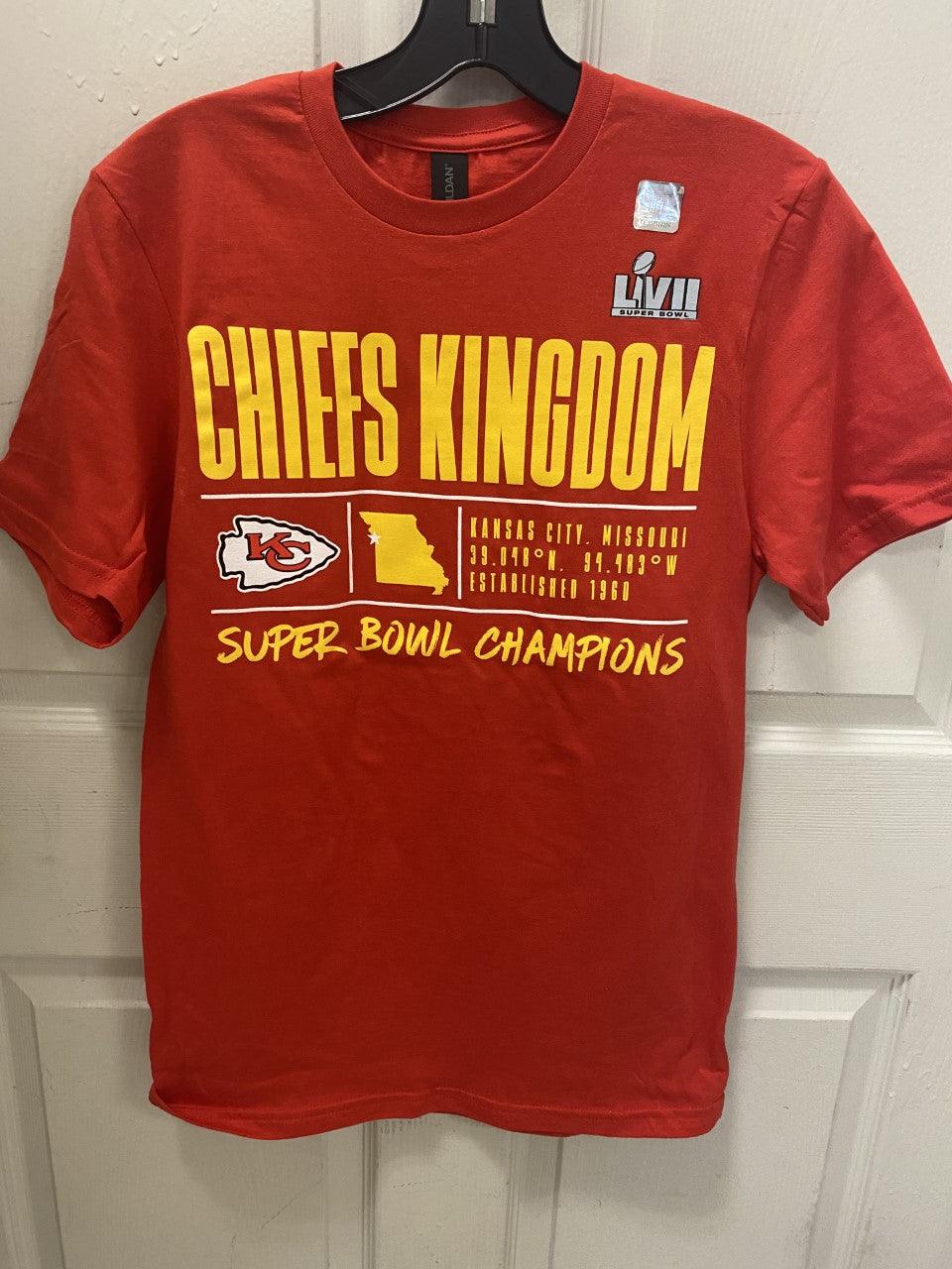 Kansas City Chiefs Red MO Super Bowl LVII Champions T-Shirt by Fanatic
