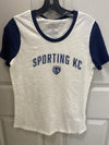 Sporting Kansas City Women's Antique White T-Shirt by Fanatics