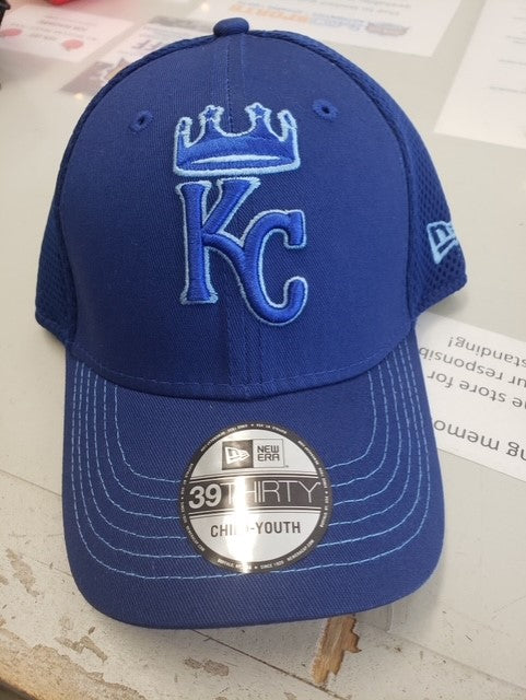 Kansas City Royals 2021 JR 39THIRTY Blue on Blue Hat by New Era