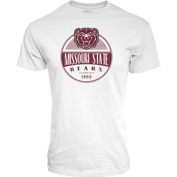 Missouri State University White T-Shirt by Blue 84